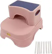 Double Antiskid Kids Step Stool, Double Antiskid Height Adjustable Widened Base Ergonomic Toddler Step Stool 2 Layer Detachable Step Stool, Toddler Step Stool for Bathroom Sink