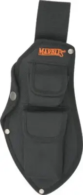 Marbles Bolo Camp Cleaver Belt Sheath BP010323 Heavy black nylon construction wi