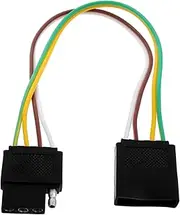 EXAOMBLE 4 Trailer Light Wire Pin Connector Harness for Reliable Transmission Durable and Flexible Wiring for Trailer Applications High Conductivity Wire