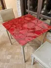 "Red Agate Coffee Table - Handmade Agate Side Table & Unique Furniture for Side