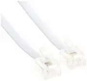 Power Gear Telephone Line Cord, 50 Feet, Phone Cord, Modular Jack Ends, Works fo