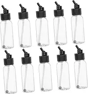 FUNOMOCYA Airbrush Accessory Bottles 30ml Paint Containers Plastic Jars Feed for Efficient Painting