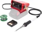 Portable Cordless Soldering Iron Station with T12 Tip for Milwaukee 18V Battery