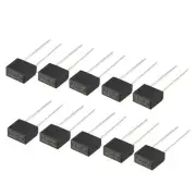10 x DIP Mounted Miniature Square Slow Blow Micro Fuse T5A 5A 250V Black