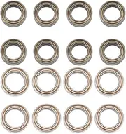 16 Pcs Ball Bearing Compatible with HBX 16889 16889A SG 1601 SG SG1601 RC Car Parts, 8 Pcs 7.93X12.7X3.95Mm & 8 Pcs 6.35X9.53X3.17Mm