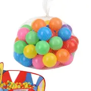 50 Pack Pit Balls Plastic Macaron Ocean Balls Kids Toy Balls For 1-3 Years