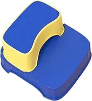 ROMISBABA Slip Step Stool Portable Two Step Plastic Stool for Bathroom Bedroom Lightweight Sturdy Design Safe for Adults Space Saving Stackable