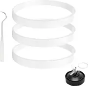 3 x Nutri Ninja Replacement Gasket Seal Rings Auto IQ + Dental tool gift