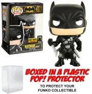 Funko POP! DC Heroes ~ BATMAN: GRIM KNIGHT (#318) EXCLUSIVE w/POP PROTECTOR
