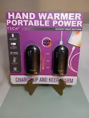 Tech Two Hand Warmer Portable Power Instant Heat Three Hours