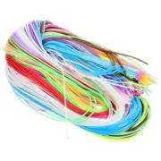 200pcs Braided Cord Beading Cord Strings Bracelet Lacing Cord