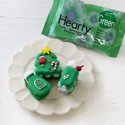PADICO Lightweight Clay Green Drying Modeling Paper Craft Clay 50g Japan