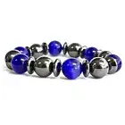 Feng Shui Magnetic Bracelet - Dark Blue and Black