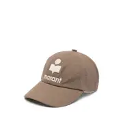 [Isabel Marant] Isabel Marant Embroidered-logo Cap 57 CM BROWN