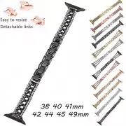 Bling Diamond Bangle For Apple Watch Band 38 40 41mm 42 44 45 49mm Jewelry Strap
