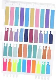 NUOBESTY Index Post Bookmarks 40pcs Reading Strips Sticky Page Markers Highlight Reading Supplies Office Supplies