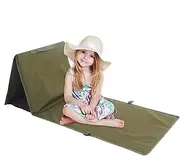 Beach Lounger | Back Rest Foldable Mat Beach Chair,Lightweight Backrest Lounge Sleeping Pad, Reclining Tanning Mat for Sunbathing, Outdoor