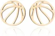 Football Earrings for Women/Men, Soccer, Baseball, Ice Skating, Hockey Stud Earrings - Stainless Steel Football Earrings, Baseball Studs, Softball, Soccer Ball Earring - Small Sports Stud Earrings