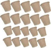 BESPORTBLE 40 Pack Paper Mache Plant Starters Greenhouse Grow Cup Plant Nursery Cups Garden Propagator