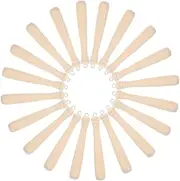 [HAPINARY] 20pcs Wooden Baseball Bat Pendant Mini Ornaments Keychain Charms Craft Accessories for Jewelry Baseball Charms for Bracelets Pendant Charm Sports Charm Pendant Mini Bats Beige Iron