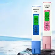 Compact PH EC Meter Tester for Hydroponics and Aquarium Water 4 in 1 Pen