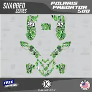 Graphics Kit for POLARIS PREDATOR 500 (ALL YEARS) 16 MIL Snagged - Green