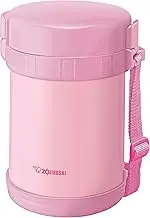 ZOJIRUSHI Heat Insulation Lunch Box Stainless Steel Lunch Jar SL-GH18, PA: Pink