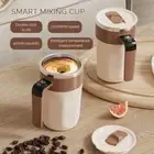 ABS Mixing Cup Silicone Self Stirring Mug New Coffee Cup Coffee