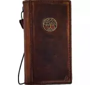 Genuine Leather case Google Pixel 6 6A 7 8 Pro 5 5A 4 4A 7A 8A Wallet Tree Book