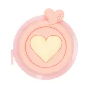 Soft Tape Measure 60-Inch 1.5M Mini Cartoon Measuring Tape Cute, Orange Heart