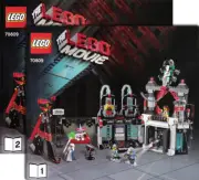 LEGO New Instruction 70809 LEGO Movie Lord Business' Evil Lair Manuals 1-2