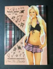 2018 Benchwarmer MADELYN BRINSON Hot For Teacher #24 Copper Foil Variant/5 Sexy