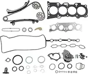 X AUTOHAUX Timing Chain Kit for Toyota Camry Highlander RAV4 Solara for Scion TC 2.4L No.1356628010 1 Set