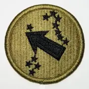 US Army Pacific Western Command OCP Hook Back Military Patch