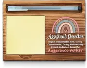 wainvniaw Assistant Director Sticky Note Holder, Assistant Director Office Decor, Assistant Director Gifts, Assistant Director Thank You Appreciation Gifts for Women Self-Stick Note Pad Holders WPP10