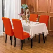 NEW Subrtex Chair Slipcovers Set of 4 Orange