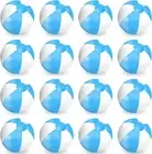 Whaline 16Pcs 16'' Inflatable Beach Ball Round Pool PVC Balls Game Toys for Summ