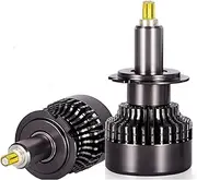 HAN-Store Fit for 2PCS Turbo Led H7 Canbus 360° Car Headlight Bulbs H1 H8 H11 H16 9005 9006 9012 LED Lamp 12V 6000K 18000LM 360 Degree Mini Diodes (Socket Type : 9006/HB4)