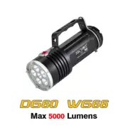 Archon DG60 WG66 Rechargeable Underwater Handle Diving Light Flashlight Torch