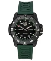 Luminox Master Carbon SEAL Green Rubber Strap Swiss Automatic XS.3877 Mens Watch