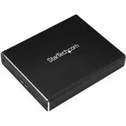 StarTech Dual M.2 SATA Enclosure, RAID, USB 3.1 Gen 2 USB C / USB A - SM22BU31C3R