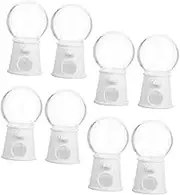 FUTUREORYY 8Pcs Gumball Machines Candy Dispenser for Interactive Party Favors Safe Plastic for Development and Coordination Skills