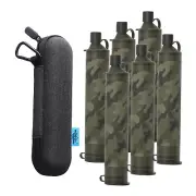 Personal Water Filter Straw Drinking Water Filter Emergency Preparedness 4-Stage