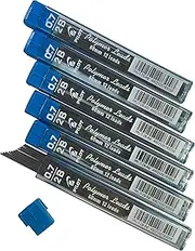 Pilot 0.7mm 2B Polymer Leads PPL-7-INE Fine Mechanical Pencil Lead Refills Smooth and Dark - Made In Japan (6 Tubes, 12 Leads Per Tube - Total 72 leads)