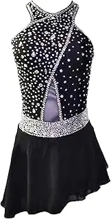 [Zagitova] Figure Skating Dress for Competition Sleeveless Women Ballerina Outfits Rompers Roller Dance Dress
