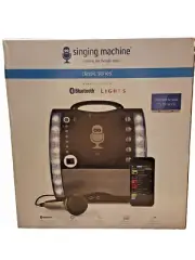 Singing Machine SML343BTBK Wireless Karaoke Bluetooth & LED Disco Light Show