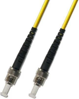 RiteAV 25M (82ft) OS2 ST to ST Fiber Optic Cable Simplex Singlemode