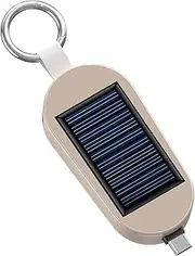 Solar Bank | Solar Powered Type C Portable Charger | Wireless Watch Charging 3000mAh Bank for Outdoor Travel Camping Mobile Phone