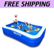 Multi-Use Inflatable Pool - 3-4 Minute Setup, Great for Summer & Ball Pit