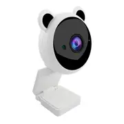 Cute Panda HD 1080P Webcam Computer PC WebCamera With Microphone Cameras For Live Broadcast Video Calling Conference Work